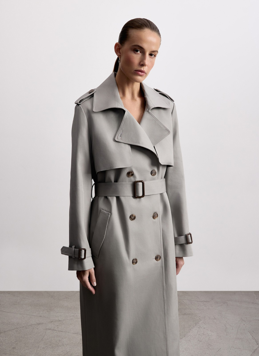 Тренч ALL WE NEED, цвет: серый, 2603W5211-03 купить онлайн