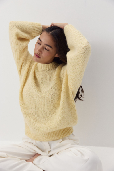 Джемпер из шерсти мериноса Charmstore, цвет: Сливочный, 303-41898-121 купить онлайн Джемпер из шерсти мериноса Charmstore, цвет: Сливочный, 303-41898-121 купить онлайн