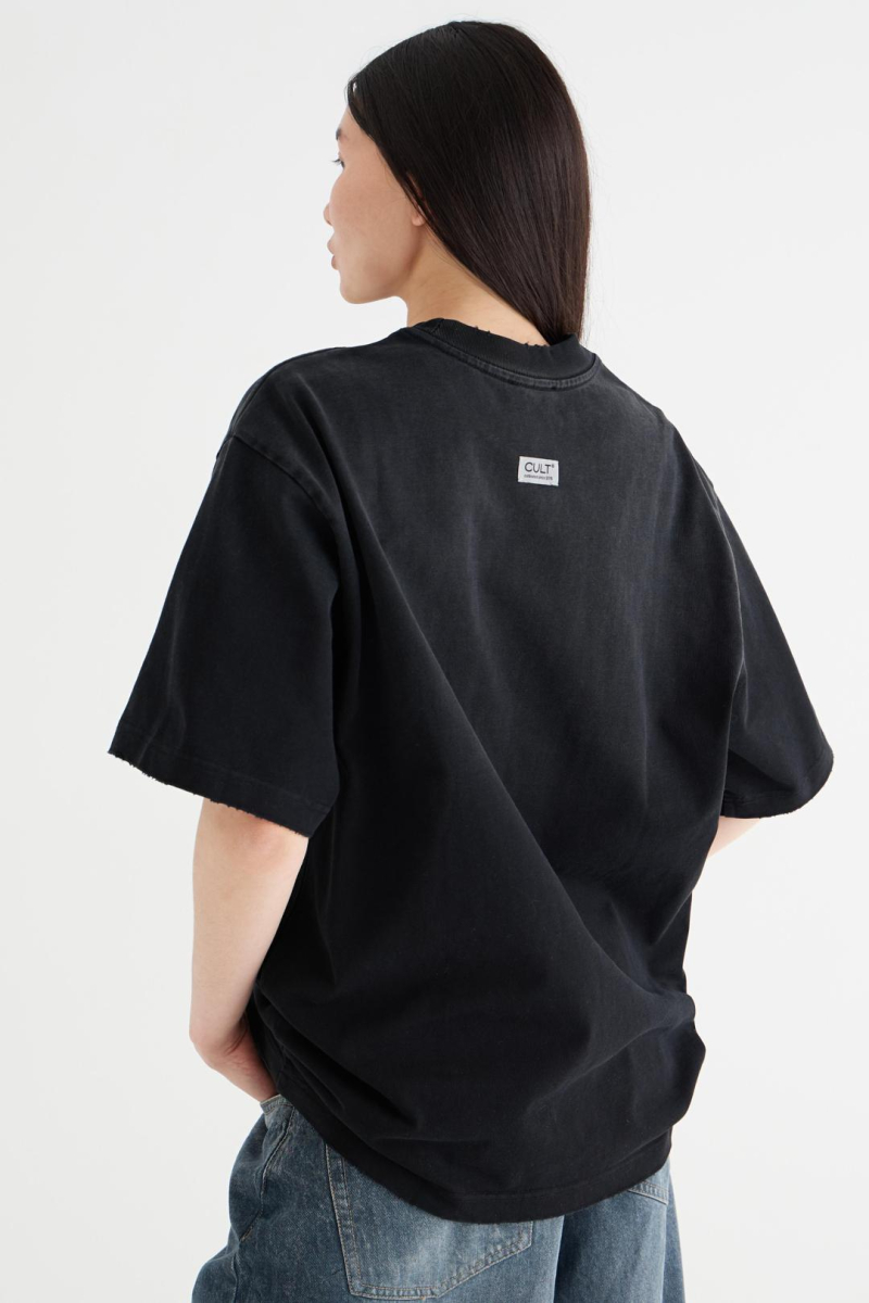 Футболка «Камень» CULTBASE, цвет: Черный,  купить онлайн