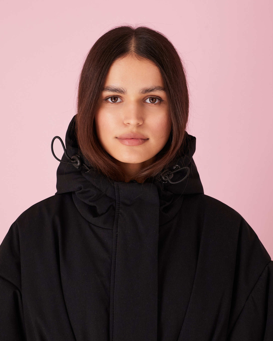 Плащ черный зима TABOO, цвет: Черный, PLBLACK купить онлайн