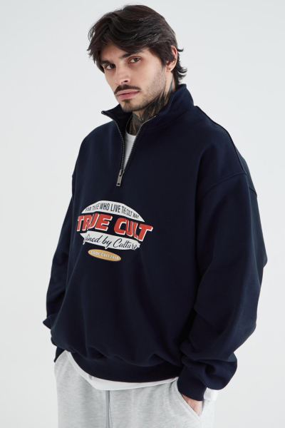Анорак с принтом CULTBASE, цвет: синий,  купить онлайн