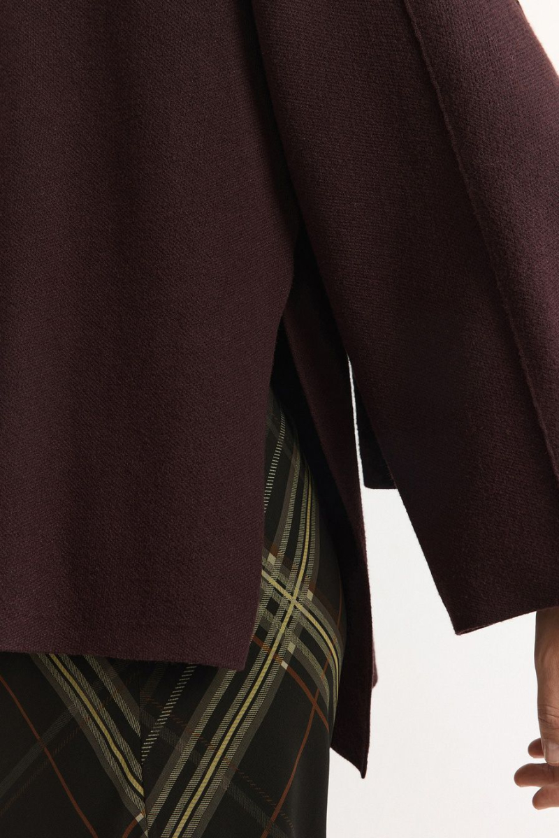 Кардиган с шарфом TOPTOP, цвет: коричневый, TTS.051.18936.700 купить онлайн