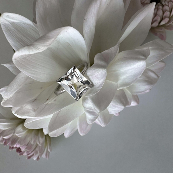 Кольцо Безупречный с горным хрусталем The Reason, цвет: Серебряный, клц перф хру 01 купить онлайн