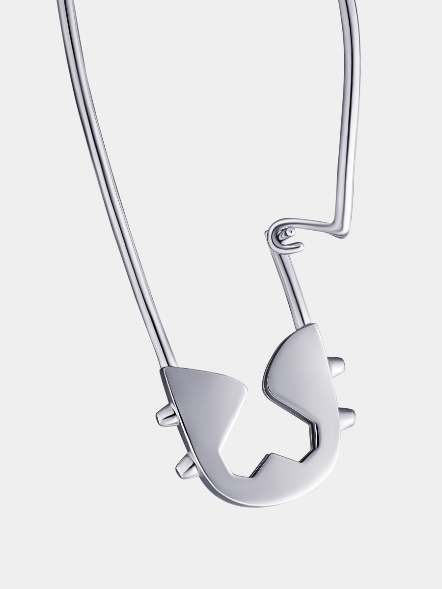 Акцентная моносерьга RUSHEV, цвет: Серебряный, RSHV_N25_MN11 купить онлайн