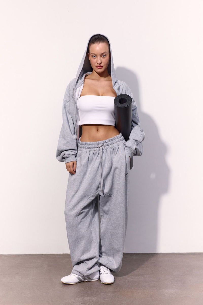 Брюки из 100% хлопка TOPTOP, цвет: серый, TT.032.17671.820 купить онлайн