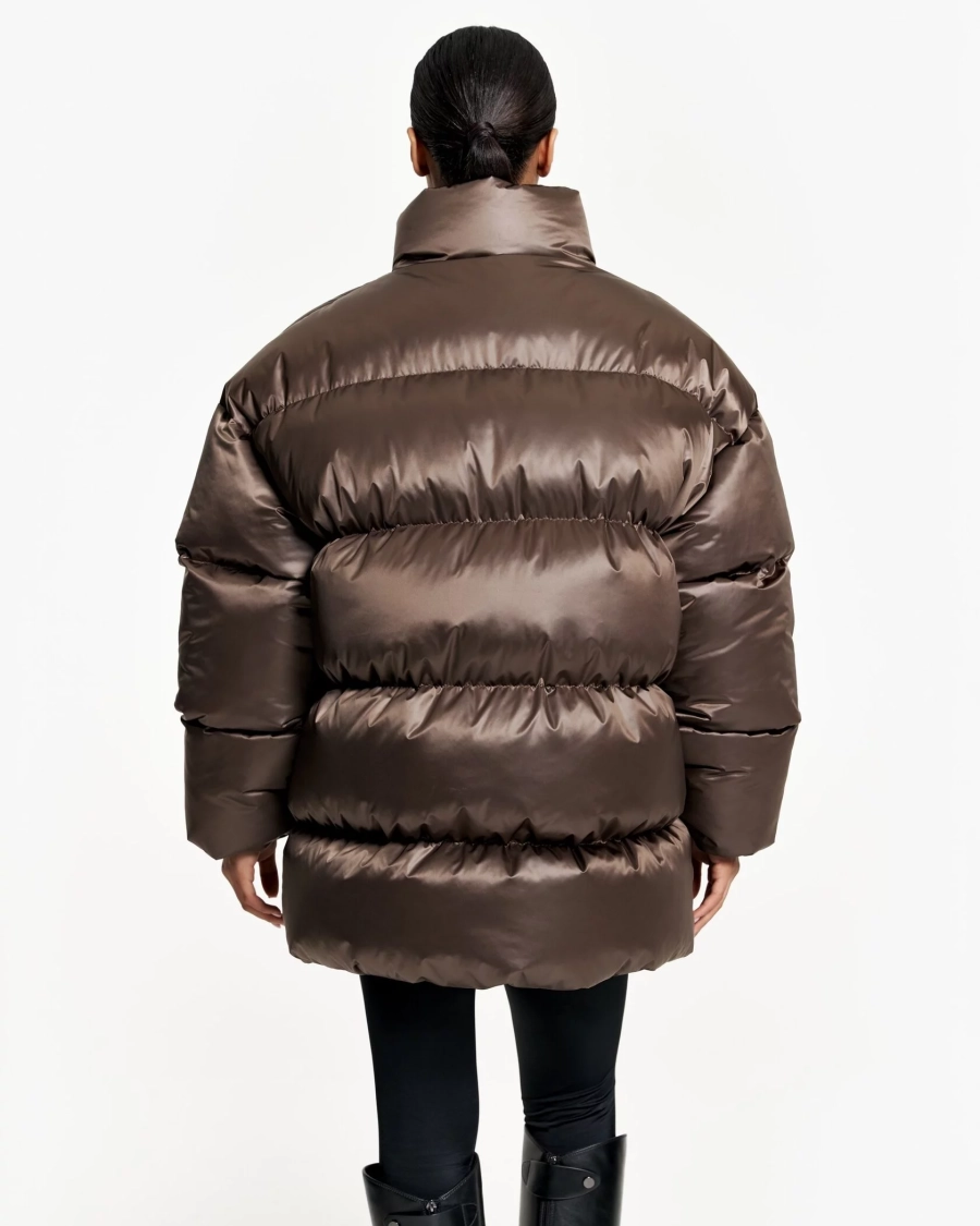 Пуховик PUFFER Y2 MOKKO YONS, цвет: мокко,  купить онлайн Пуховик PUFFER Y2 MOKKO YONS, цвет: мокко,  купить онлайн