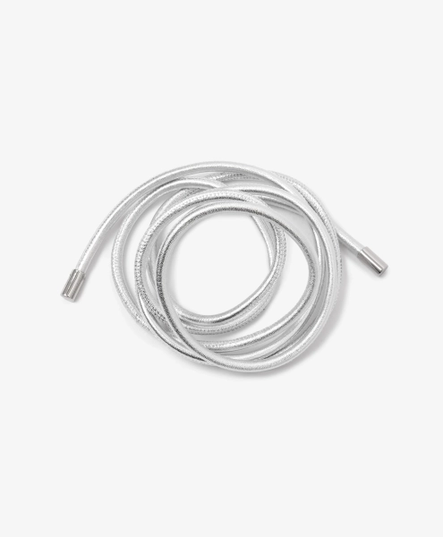 Пояс-шнур из натуральной кожи GLVR, цвет: Серебряный 126G26GAA2301 купить онлайн