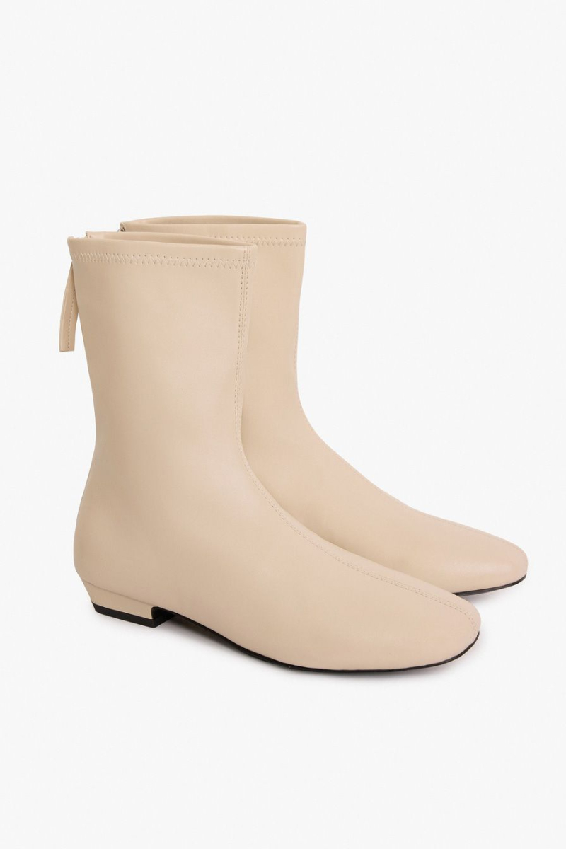 Ботинки из экокожи Lera Nena, цвет: белый LNU.304.18958.120 купить онлайн