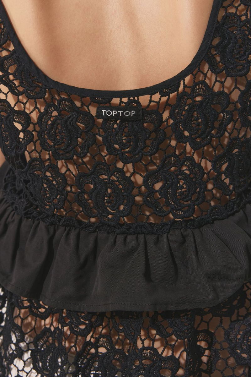 Кружевное платье TOPTOP, цвет: Черный, TT.010.19479.900 купить онлайн