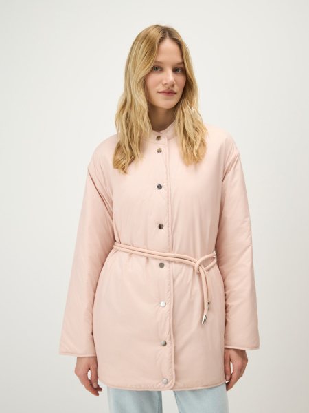 Куртка двусторонняя с поясом Conso, цвет: оранжевый, SEM 260113 - персиковый купить онлайн