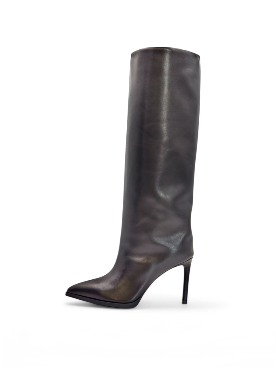 Сапоги демисезонные из натуральной кожи