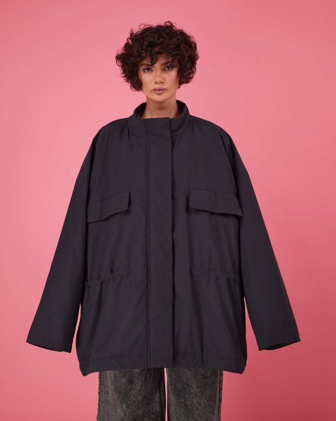 Куртка демисезонная TABOO, цвет: темно-серый, KS02 купить онлайн