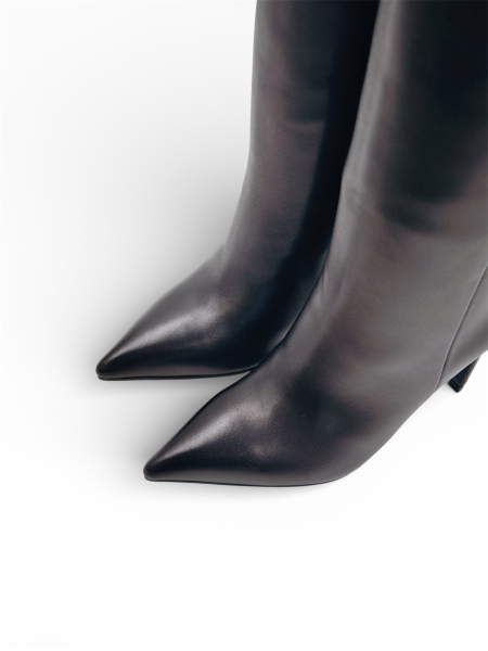 Сапоги демисезонные из натуральной кожи GRANDERA, цвет: Черный h25915-1502-26yp1 (942) купить онлайн