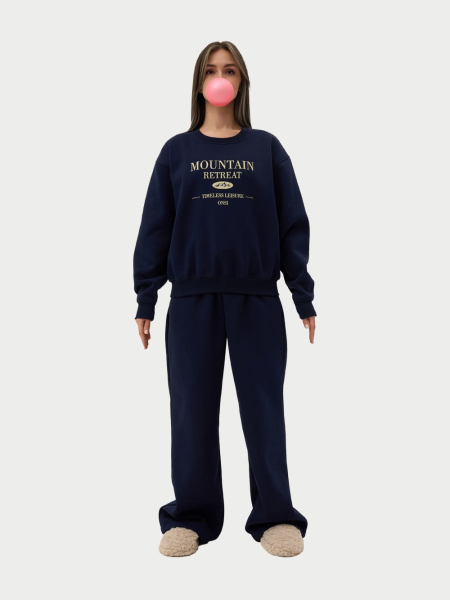 Свитшот с начесом ONSI, цвет: синий,  купить онлайн