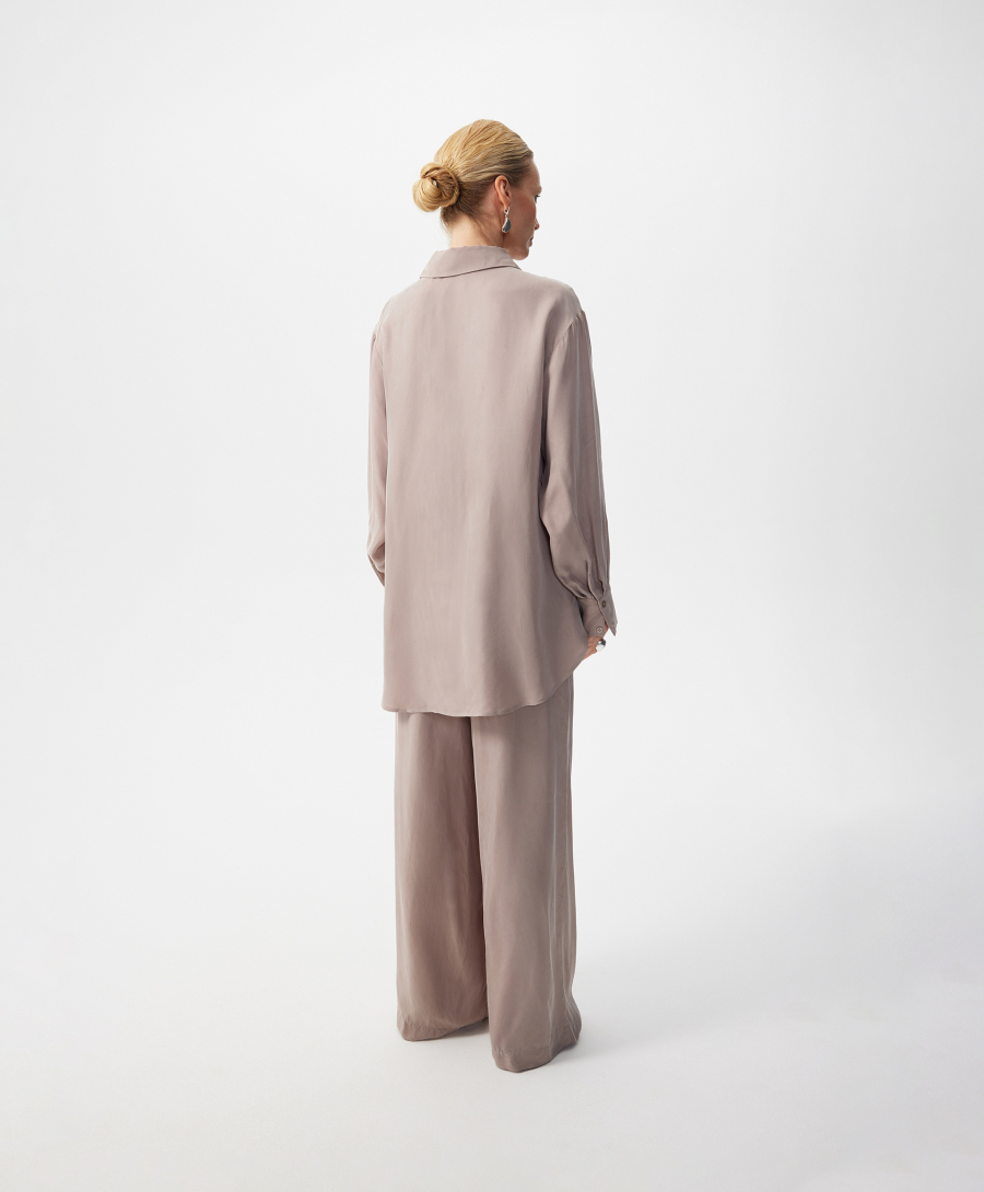 Блузка с длинным рукавом GLVR, цвет: серый, 126G22GAC2210 купить онлайн