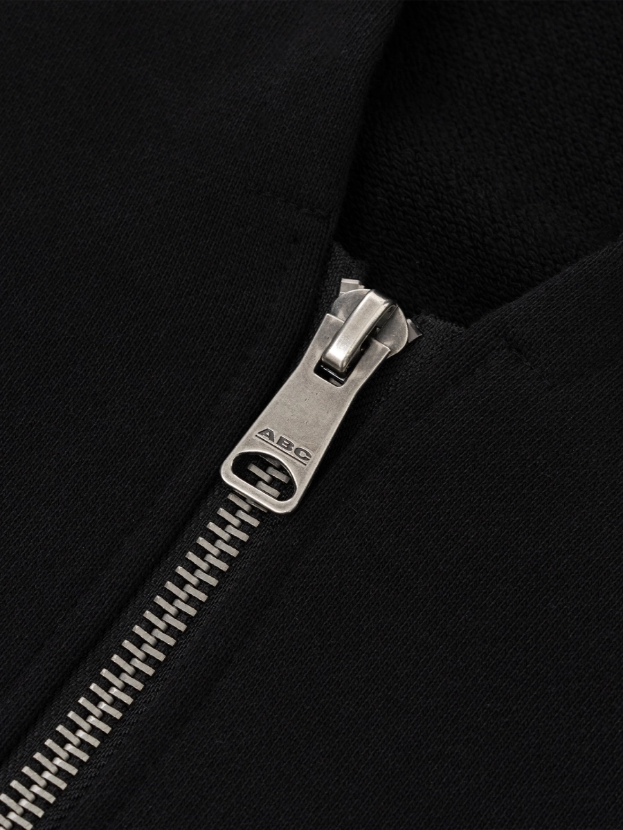 Худи на молнии ABC, цвет: Черный, 00-156 купить онлайн