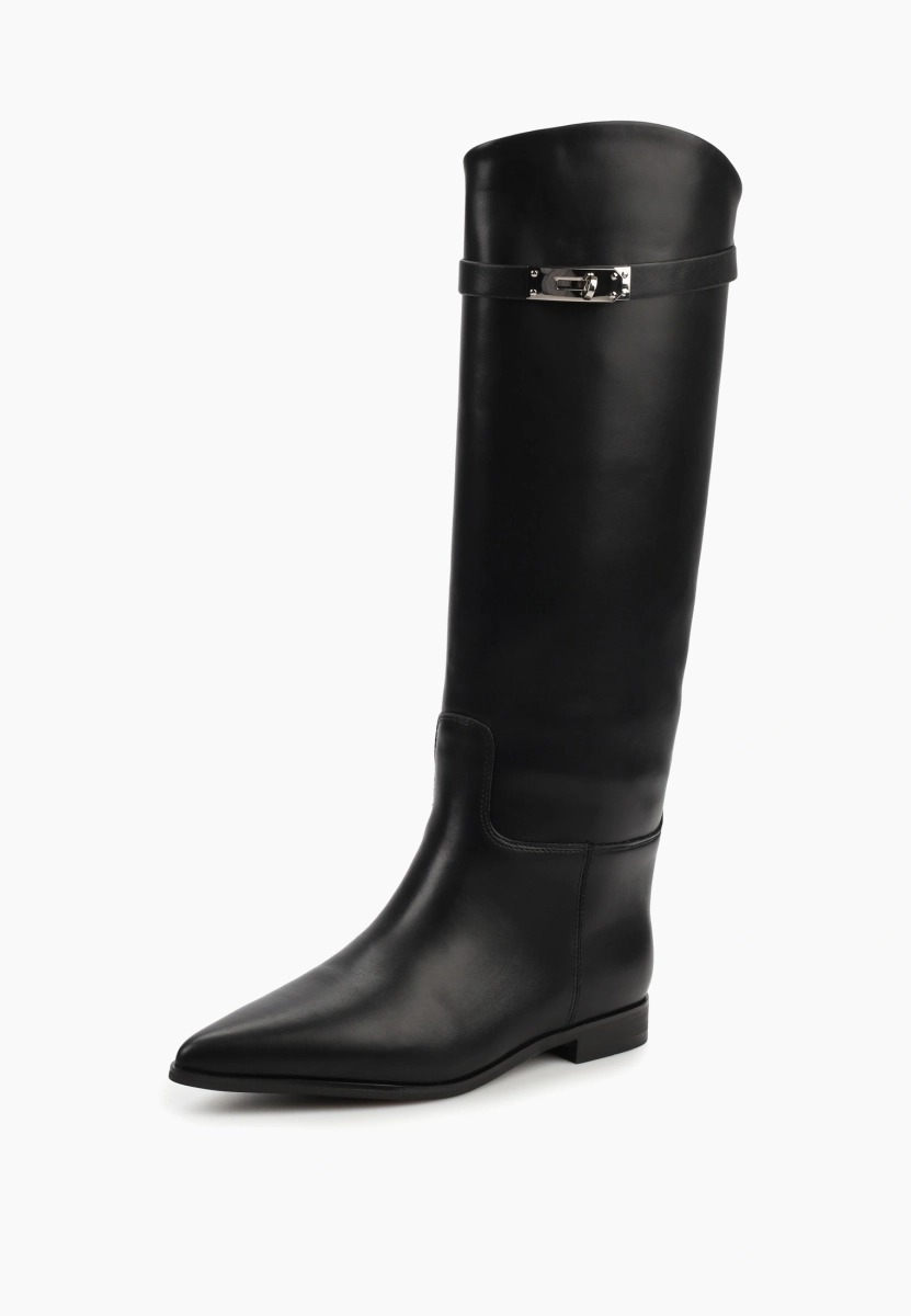 Жокейские сапоги остроносые SBALO, цвет: Черный SHT91 купить онлайн