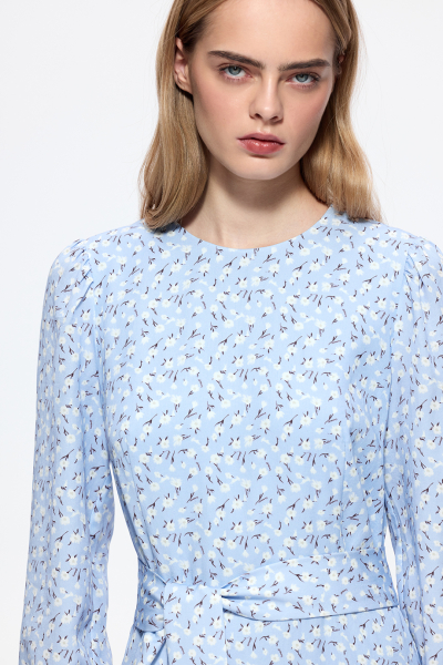 Платье текстильное женское DREAMS BY ALENA AKHMADULLINA, цвет: голубой, 126102070204560/211000 купить онлайн