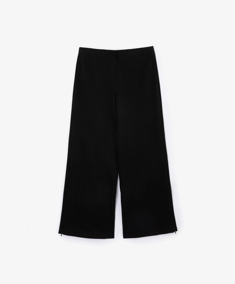 Брюки трикотажные средней посадки GLVR, цвет: Черный,  купить онлайн