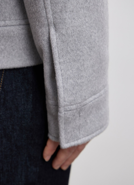 Куртка из пальтовой шерсти ALL WE NEED, цвет: серый,  купить онлайн