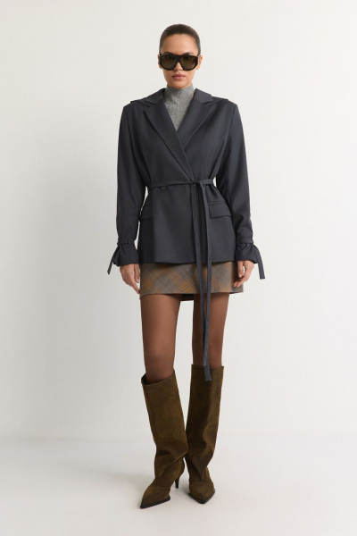 Жакет с капюшоном TOPTOP, цвет: серый, TT.060.18013.800 купить онлайн