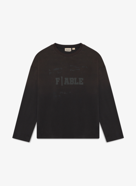 Лонгслив с принтом