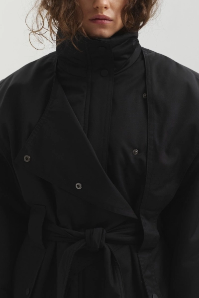 Куртка с воротником-стойкой marte, цвет: Черный,  купить онлайн