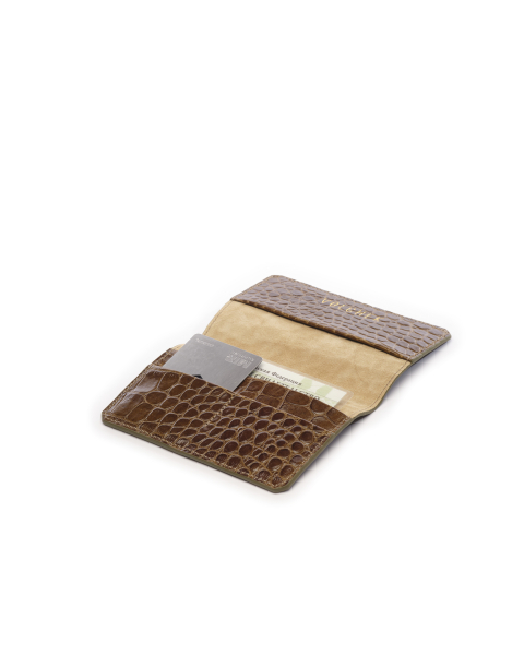 Обложка на паспорт «Миндаль» / «Almond» VOLCHEK, цвет: коричневый E3 купить онлайн