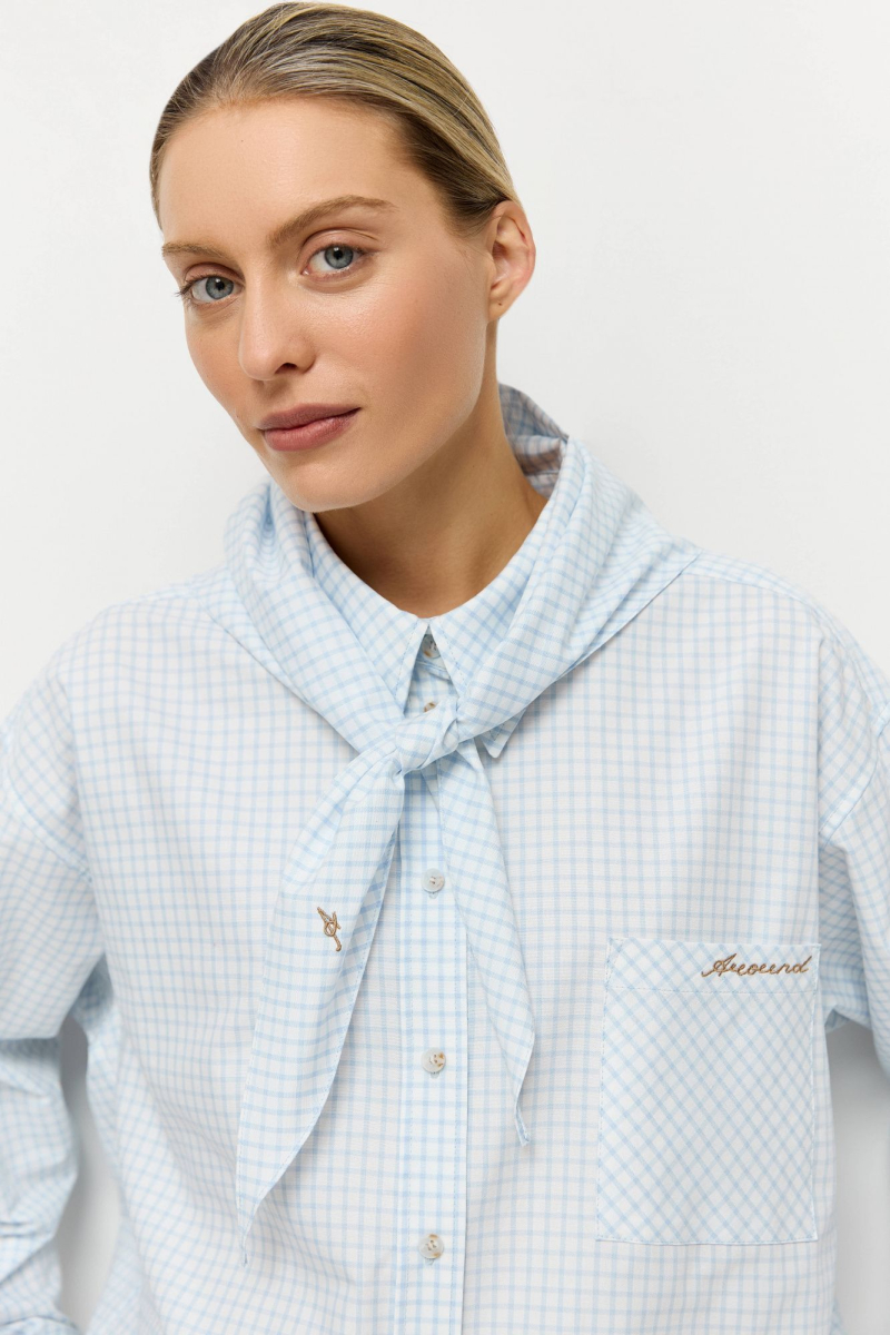 Рубашка Around AROUND, цвет: мультиколор, 21010_28C02 купить онлайн