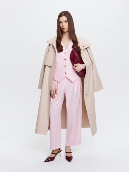 Жилет прямого силуэта ANNA PEKUN, цвет: розовый, 11.2409.300 купить онлайн