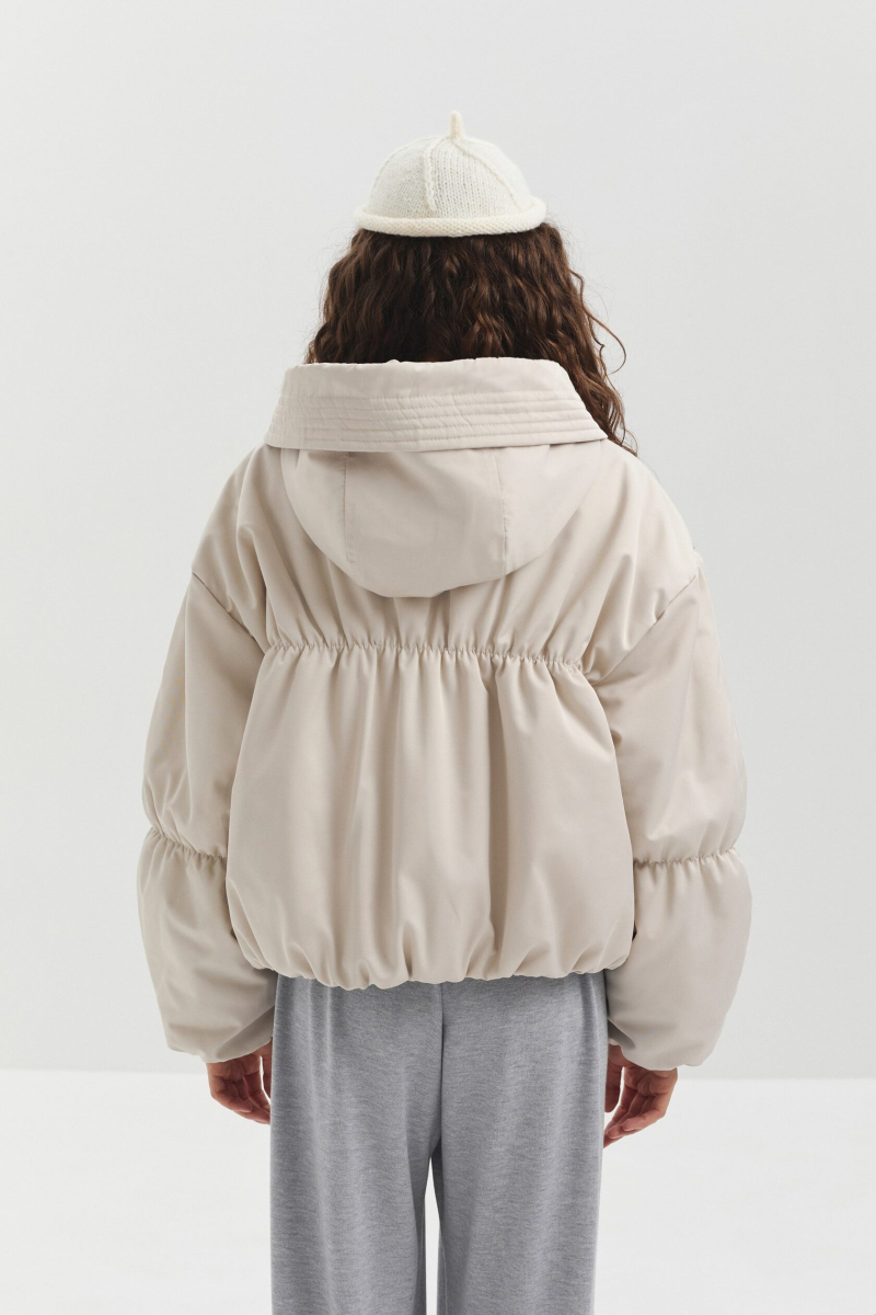 Куртка укороченная marte, цвет: бежевый,  купить онлайн