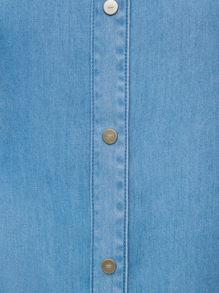 Женская рубашка из легкого денима MUTED, цвет: голубой, 904825.WSHR0024_Light-blue купить онлайн