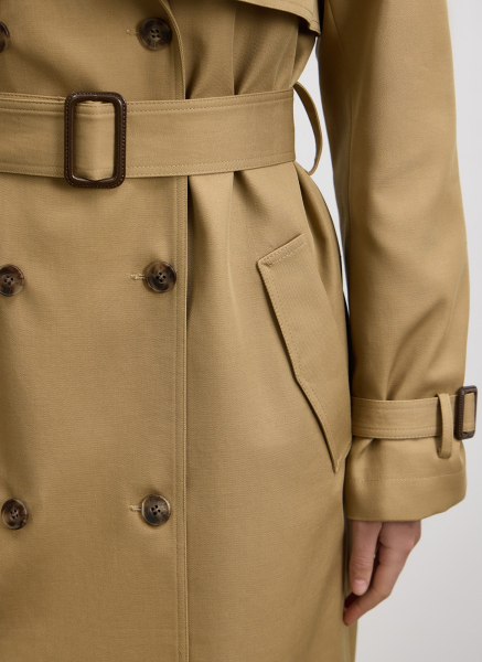 Тренч ALL WE NEED, цвет: бежевый,  купить онлайн
