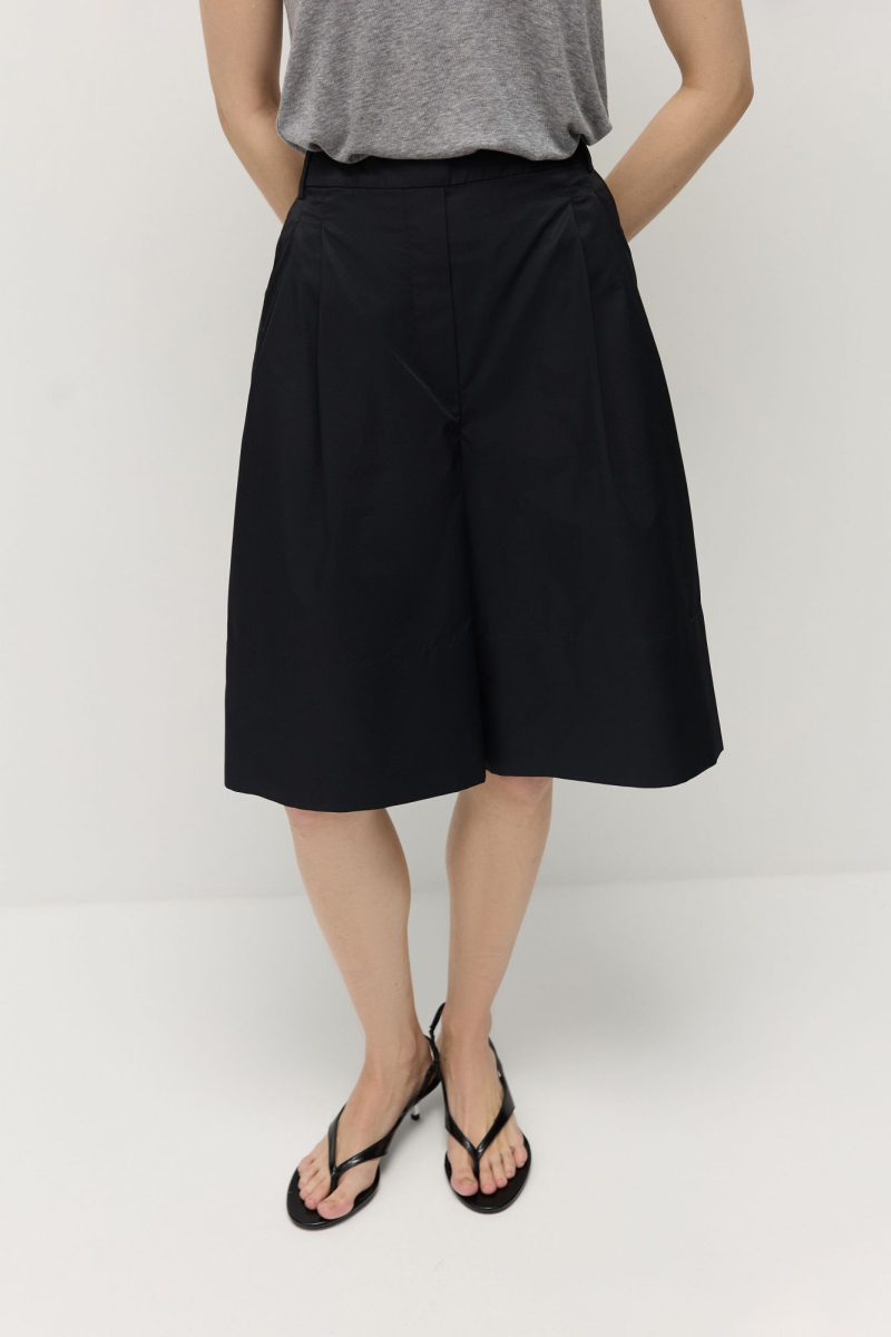 Бермуды из итальянского хлопка AROUND, цвет: чернильный, 289_67CP01 купить онлайн