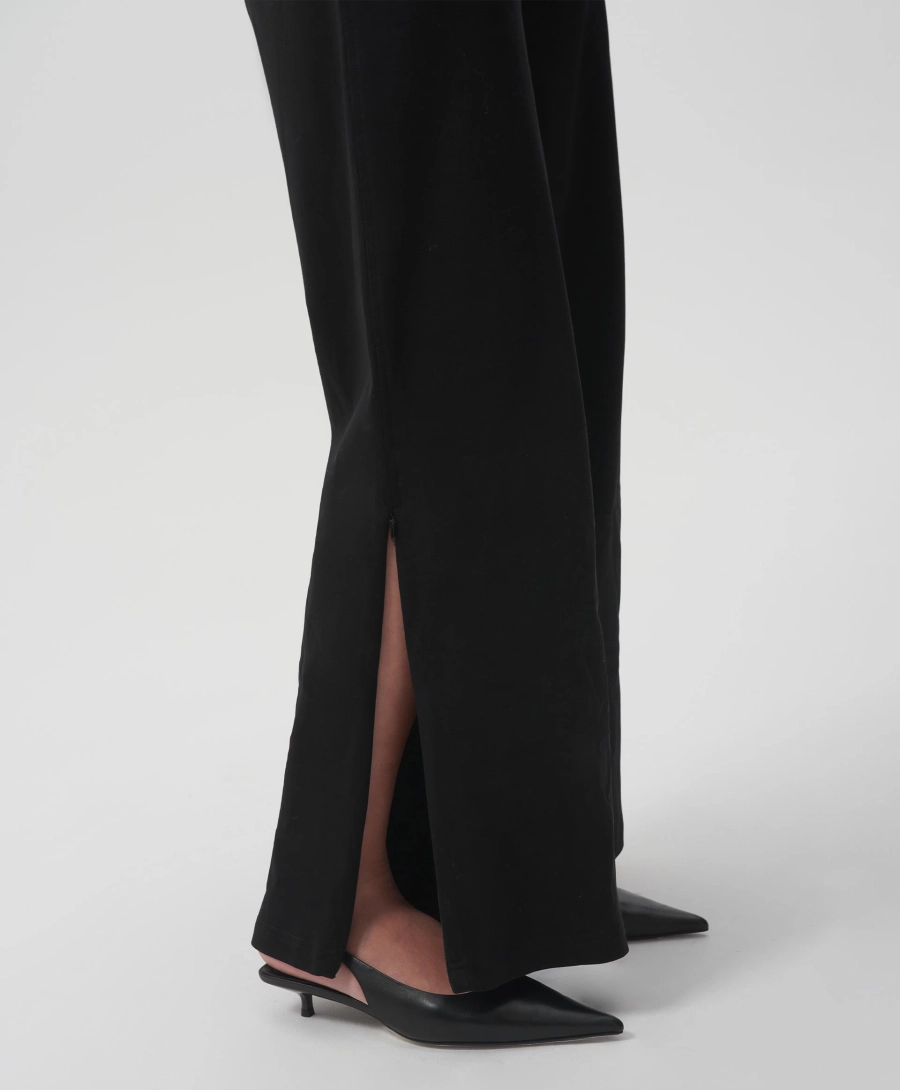 Брюки трикотажные средней посадки GLVR, цвет: Черный,  купить онлайн