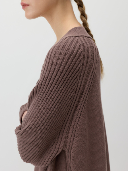 Длинный кардиган Conso, цвет: коричневый, KCL 260701 - кофейный купить онлайн