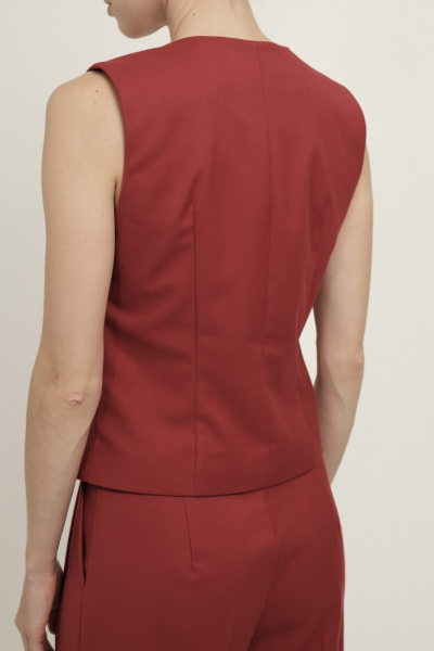 Костюмный жилет НИ ИМЕНИ, НИ ПОХОЖИХ, цвет: красный, 00-00000276 купить онлайн