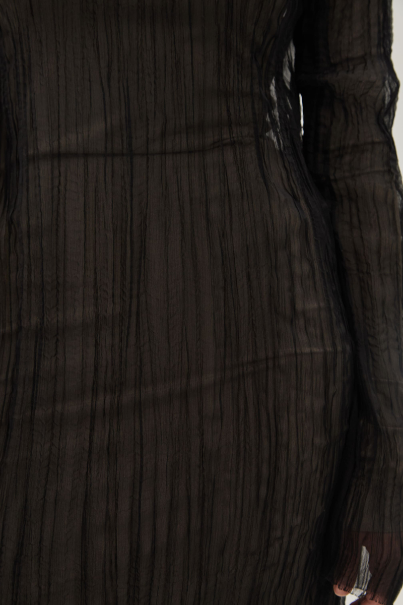 Платье минималистичное UNKE, цвет: Черный, 2601D010PV_BL купить онлайн