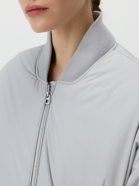 Утепленное пальто со съемным капюшоном Conso, цвет: серый, SEL 260108 - серый купить онлайн