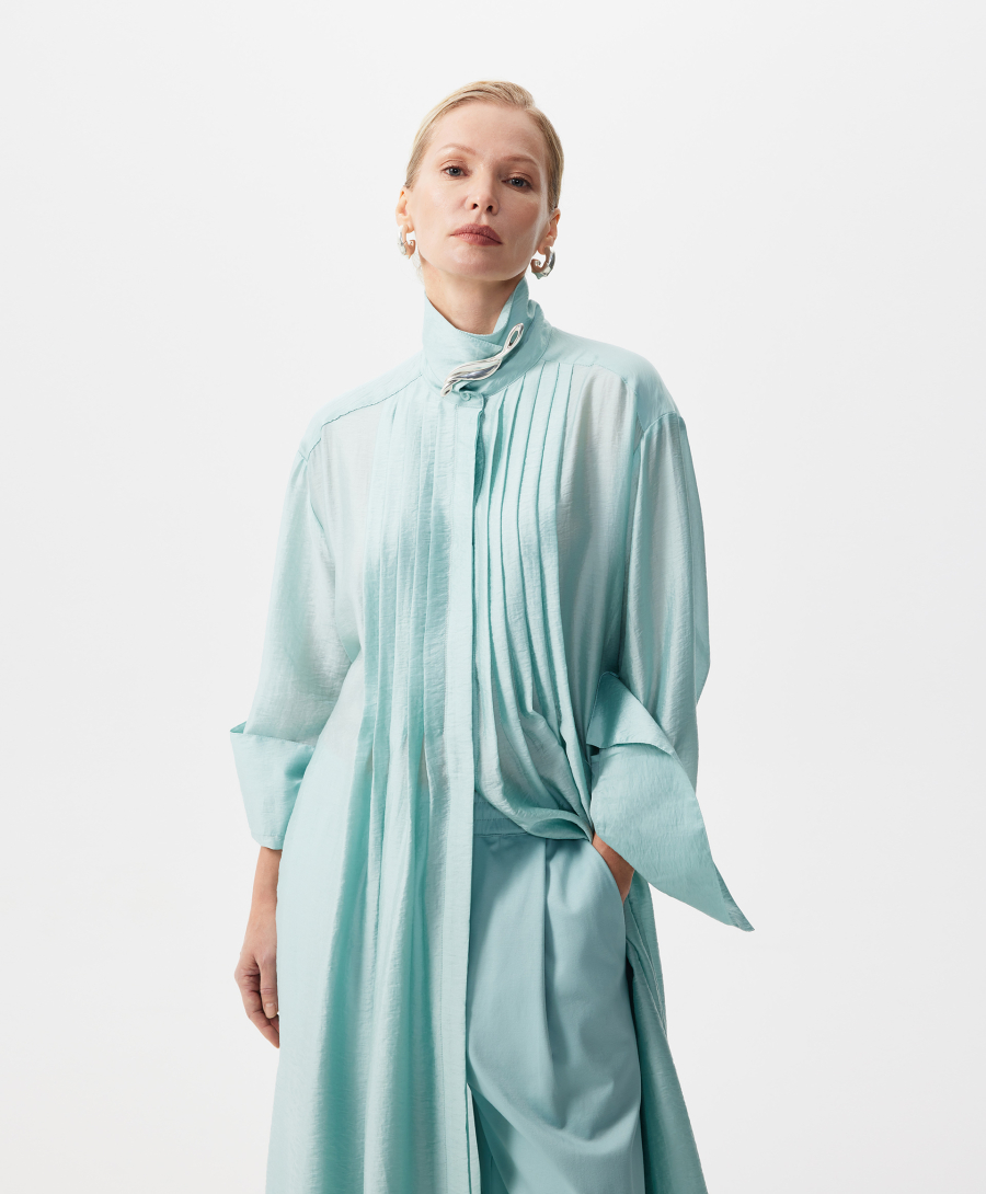 Туника с высокими разрезами GLVR, цвет: зеленый, 126G26GAC2222 купить онлайн