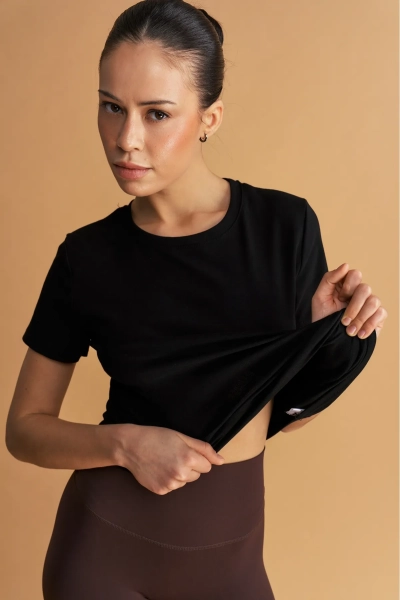 Футболка Слим базовая Erist store, цвет: Черный, НФ-00003748 купить онлайн