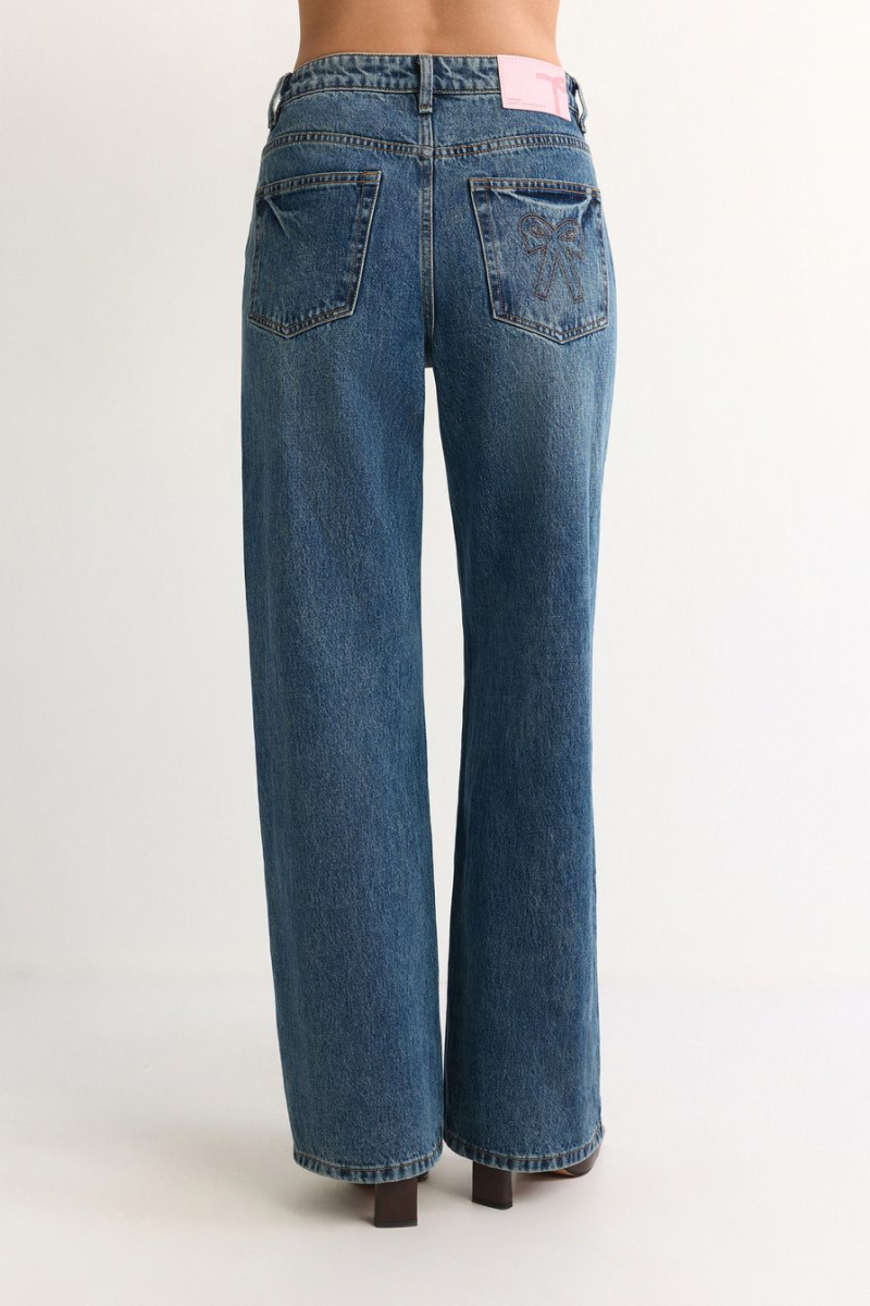 Джинсы прямые TOPTOP, цвет: синий, TT.036.18787.620 купить онлайн