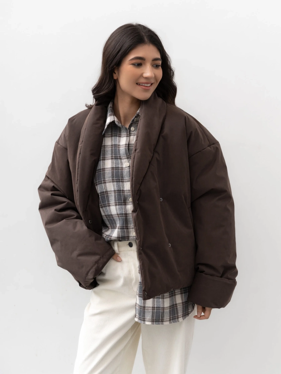 Куртка Vintage TRES, цвет: коричневый, НФ-00002409 купить онлайн Куртка Vintage TRES, цвет: коричневый, НФ-00002409 купить онлайн