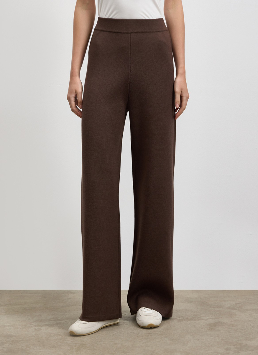 Брюки вязаные