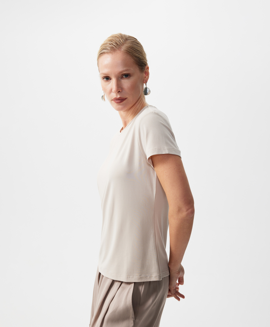 Футболка базовая с коротким рукавом GLVR, цвет: серый, 126G22GAC1222 купить онлайн