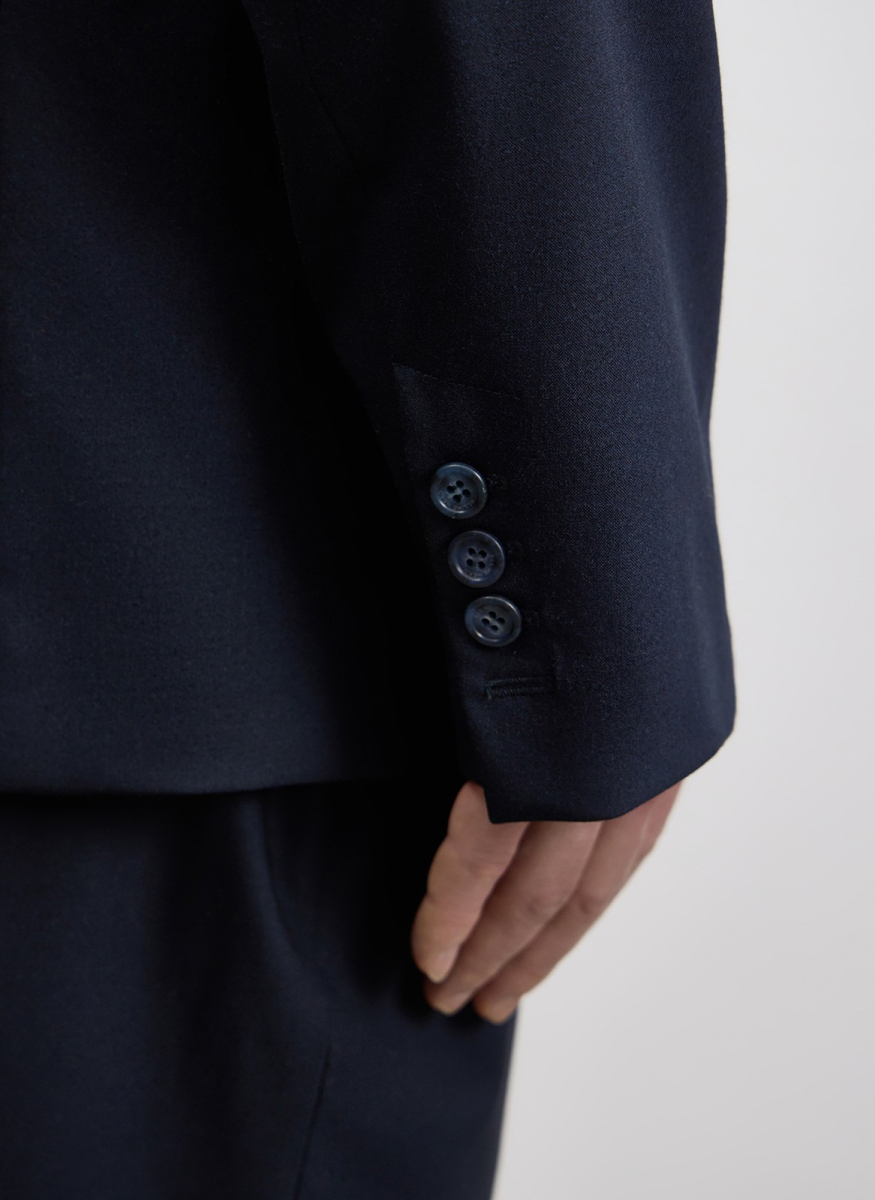 Пиджак из тонкой шерсти ALL WE NEED, цвет: синий,  купить онлайн