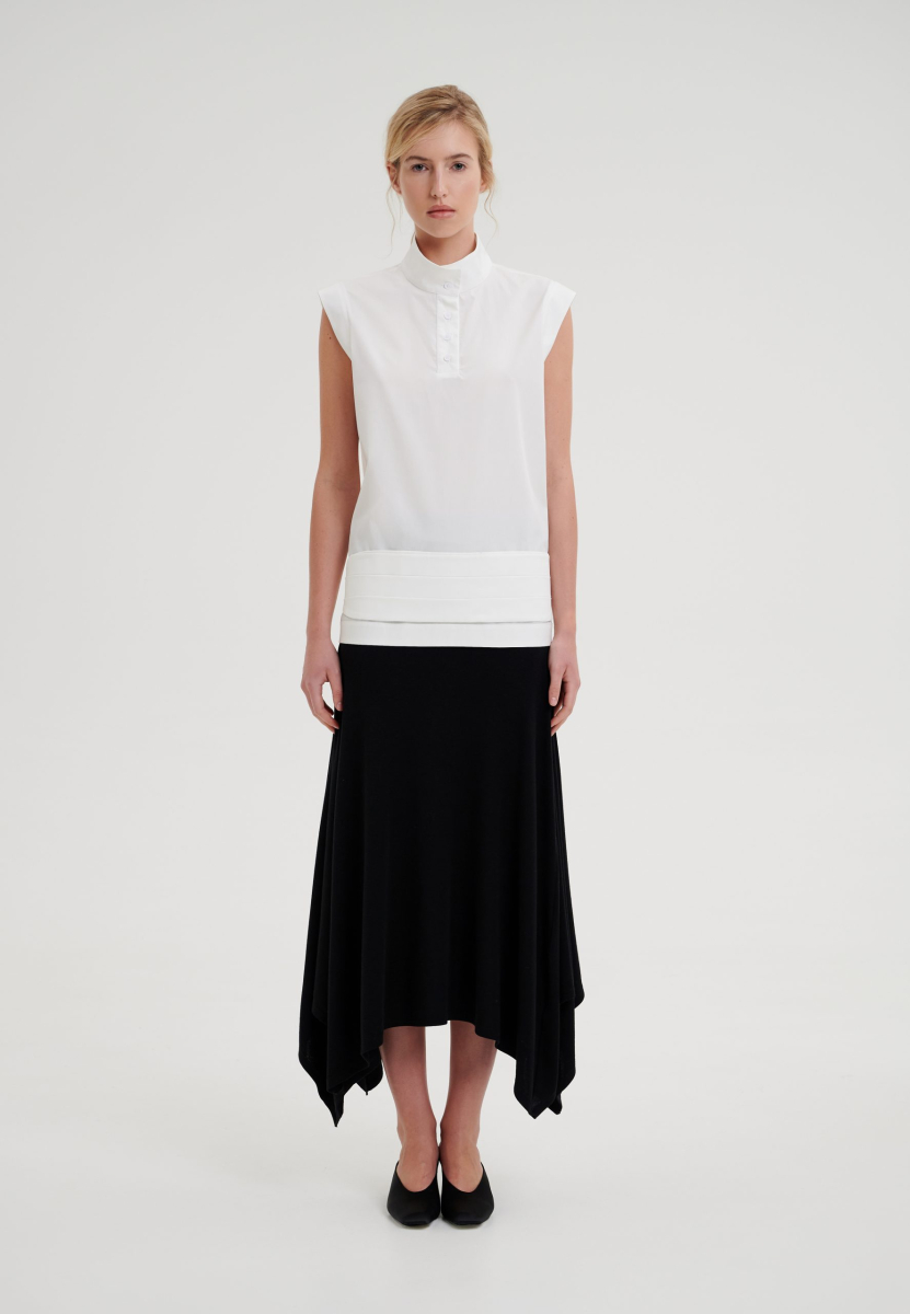 Рубашка без рукавов CHUBA, цвет: белый,  купить онлайн