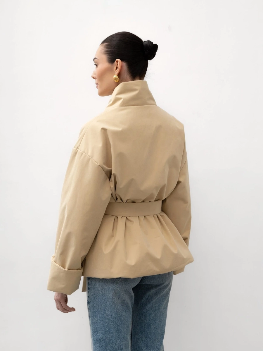 Куртка кимоно с поясом TRES, цвет: Желтый, НФ-00002712 купить онлайн