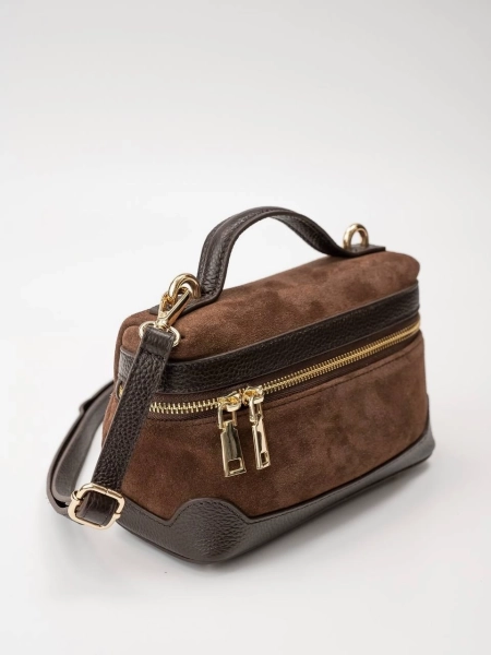 Сумка на одной ручке средняя brand salad, цвет: коричневый  купить онлайн