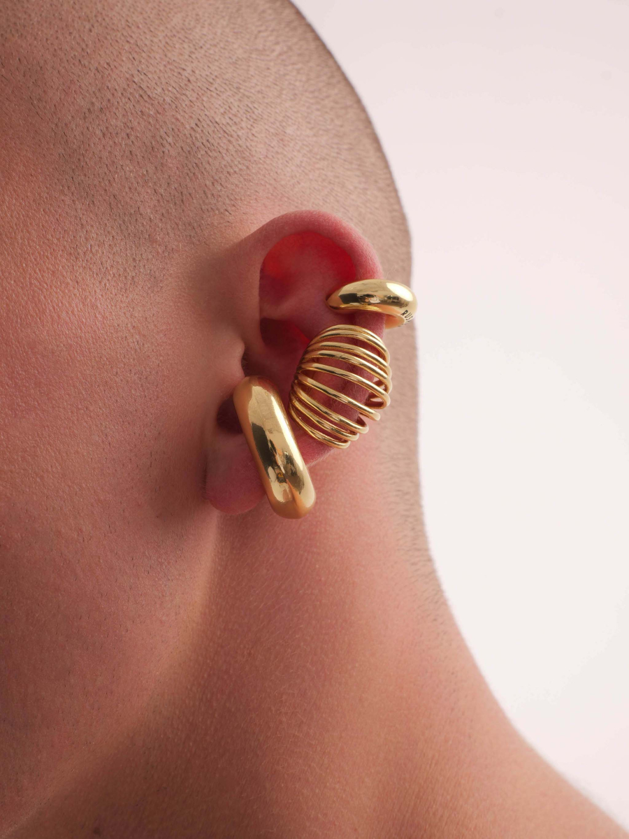 Многослойный кафф RUSHEV, цвет: золотой RSHV_CFCH24_4G | новая мужская коллекция купить онлайн